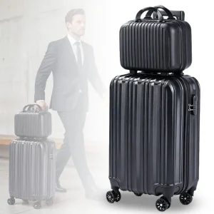 2-Piece 20" Hardside Luggage Set with TSA Lock