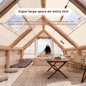 Luxury Inflatable Family Tent with Stove Plug