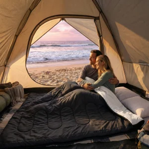 JHK Double Sleeping Bag for Adults