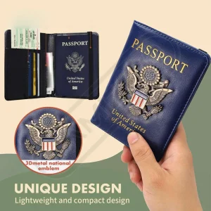 Passport Holder Wallet - RFID-Blocking